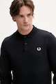 Fred Perry longsleeve bawełniany granatowy M6006.608