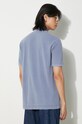 Одяг Бавовняне поло Lacoste PH3450 блакитний