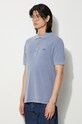 Бавовняне поло Lacoste блакитний PH3450