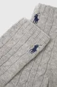 Polo Ralph Lauren gyapjú kesztyű szürke