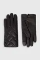 μαύρο Δερμάτινα γάντια Kurt Geiger London Γυναικεία