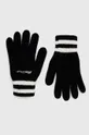 czarny Moschino rękawiczki wełniane Damski