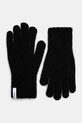 Vlněné rukavice Samsoe Samsoe černá F23300101
