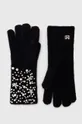 μαύρο Μάλλινα γάντια Marciano Guess Γυναικεία