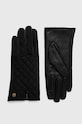 Rukavice Barbour usňová koža čierna LGL0135
