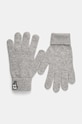 Ръкавици с кашмир Karl Lagerfeld с вълна сив 236W3608
