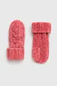 ροζ Παιδικά γάντια United Colors of Benetton Για κορίτσια