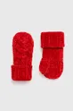 κόκκινο Παιδικά γάντια United Colors of Benetton Για κορίτσια