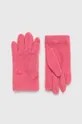 roza Otroške rokavice United Colors of Benetton Dekliški