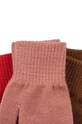 Παιδικά γάντια Konges Sløjd 3-pack KS5414 ροζ AW23