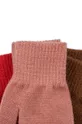 Παιδικά γάντια Konges Sløjd 3-pack ροζ
