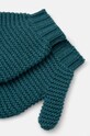 Dětské vlněné rukavice United Colors of Benetton 1244GG004.P.SEASONAL zelená AW24