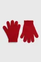 κόκκινο Παιδικά μάλλινα γάντια United Colors of Benetton Παιδικά