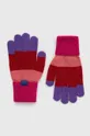fialová Detské rukavice United Colors of Benetton Detský
