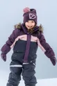 fioletowy Didriksons rękawice narciarskie dziecięce BIGGLES MITTEN