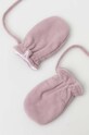 Дитячі рукавички United Colors of Benetton 6U87GG005.P.SEASONAL фіолетовий AW24