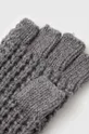 AllSaints guanti con aggiunta di lana grigio
