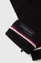 Γάντια από μείγμα μαλλιού Tommy Hilfiger AM0AM11488 μαύρο AW23