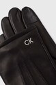 Kožené rukavice Calvin Klein K50K511020 čierna AW23