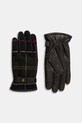 Barbour rękawiczki z domieszką wełny skóra licowa zielony MGL0051