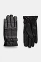 Перчатки с примесью шерсти Barbour кожа серый MGL0051