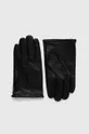 μαύρο Δερμάτινα γάντια Sisley Unisex