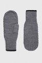 Icebreaker rękawiczki wełniane wełna szary IB104830A111
