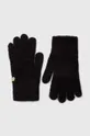 czarny Granadilla rękawiczki z domieszką wełny Unisex