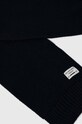 Pepe Jeans szalik z domieszką wełny dziecięcy PB060106 granatowy AW23