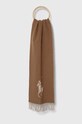 Polo Ralph Lauren gyapjú sál gyapjú bézs 455922981