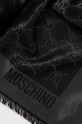 Moschino szal z domieszką wełny M2321.03234 czarny AW23