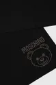 Moschino szalik wełniany czarny