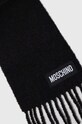 Шерстяной шарф Moschino M2981.30761 чёрный AW23