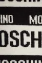 Μάλλινο κασκόλ Moschino λευκό