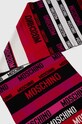 Vlněná šála Moschino M5745.30771 fialová AW23