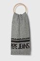Pepe Jeans szalik dzianina szary PL060194.0AA