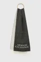 чорний Вовняний шарф Armani Exchange Жіночий