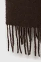 Вовняний шарф Samsoe Samsoe коричневий