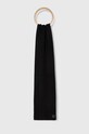 AllSaints esarfa din amestec de lana tricotaj negru AS101347