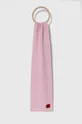 рожевий Вовняний шарф HUGO Жіночий