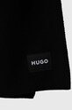 Κασκόλ HUGO 50502616 μαύρο AW23