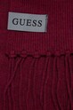 Guess szalik z domieszką wełny AW9961.WOL03 fioletowy AW23