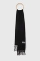 Guess esarfa din amestec de lana tricotaj negru AW9961.WOL03