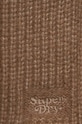 Superdry szalik z domieszką wełny W9310069A.1JL beżowy AW23