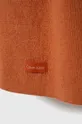 Calvin Klein szalik z domieszką wełny pomarańczowy