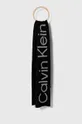crna Kratki šal s primjesom vune Calvin Klein Ženski