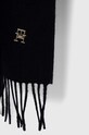 Tommy Hilfiger szalik wełniany AW0AW15349 granatowy AW23