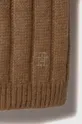 Tommy Hilfiger szalik z domieszką wełny brązowy
