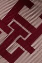 Tommy Hilfiger chusta z domieszką wełny AW0AW15918 bordowy AW23