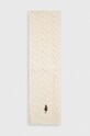 Polo Ralph Lauren szalik wełniany 455923616 beżowy AW23
